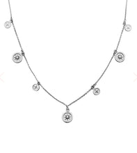 Load image into Gallery viewer, Asteria Choker Necklace Sterling Silver