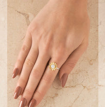 Load image into Gallery viewer, Two Tone Sunflower Ring