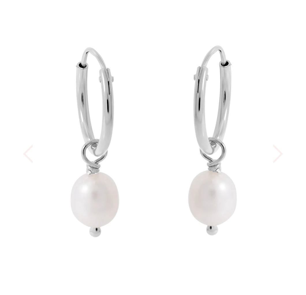 Delicate Pearl Sleepers