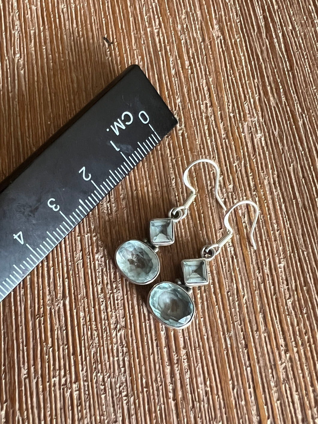Blue Topaz Earrings