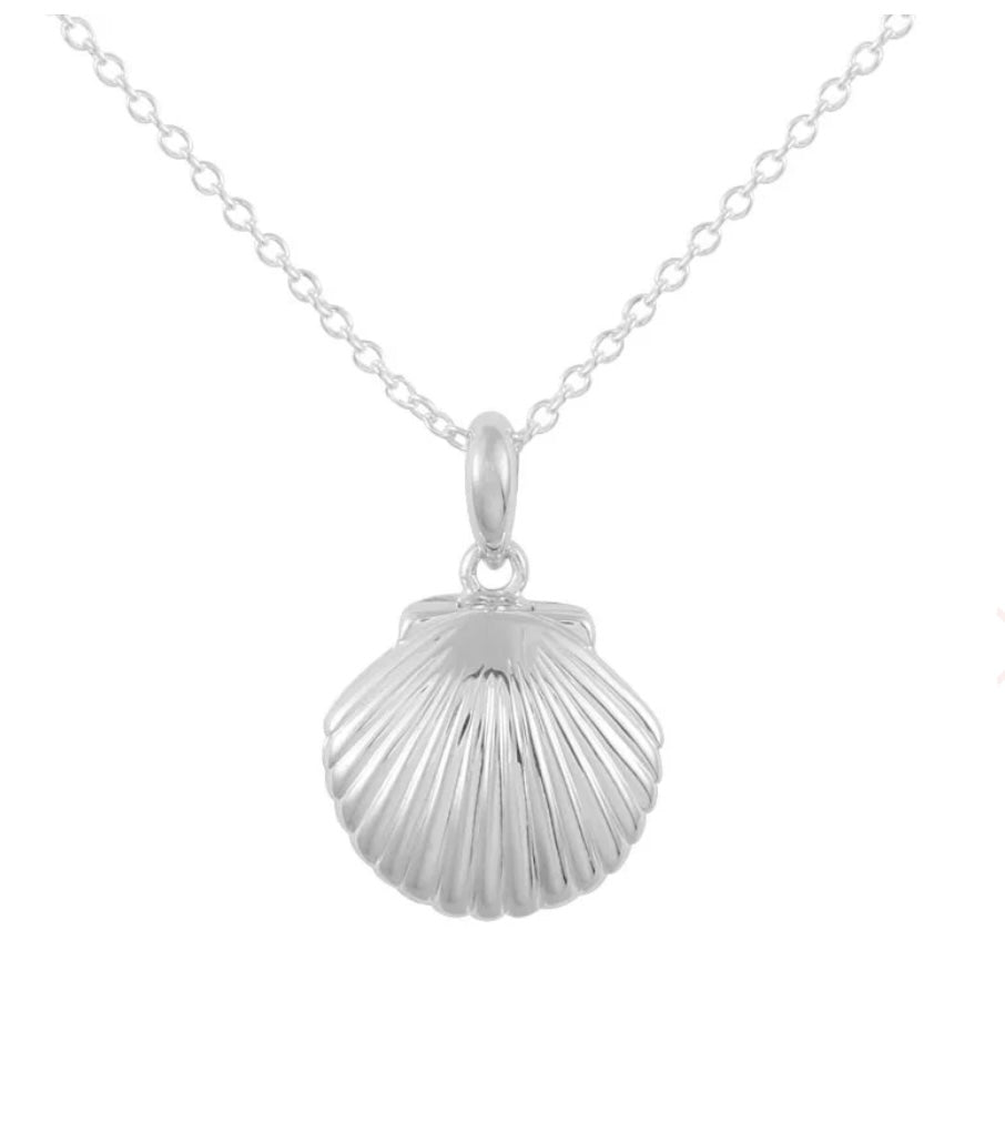 Seashell Locket Sterling Silver