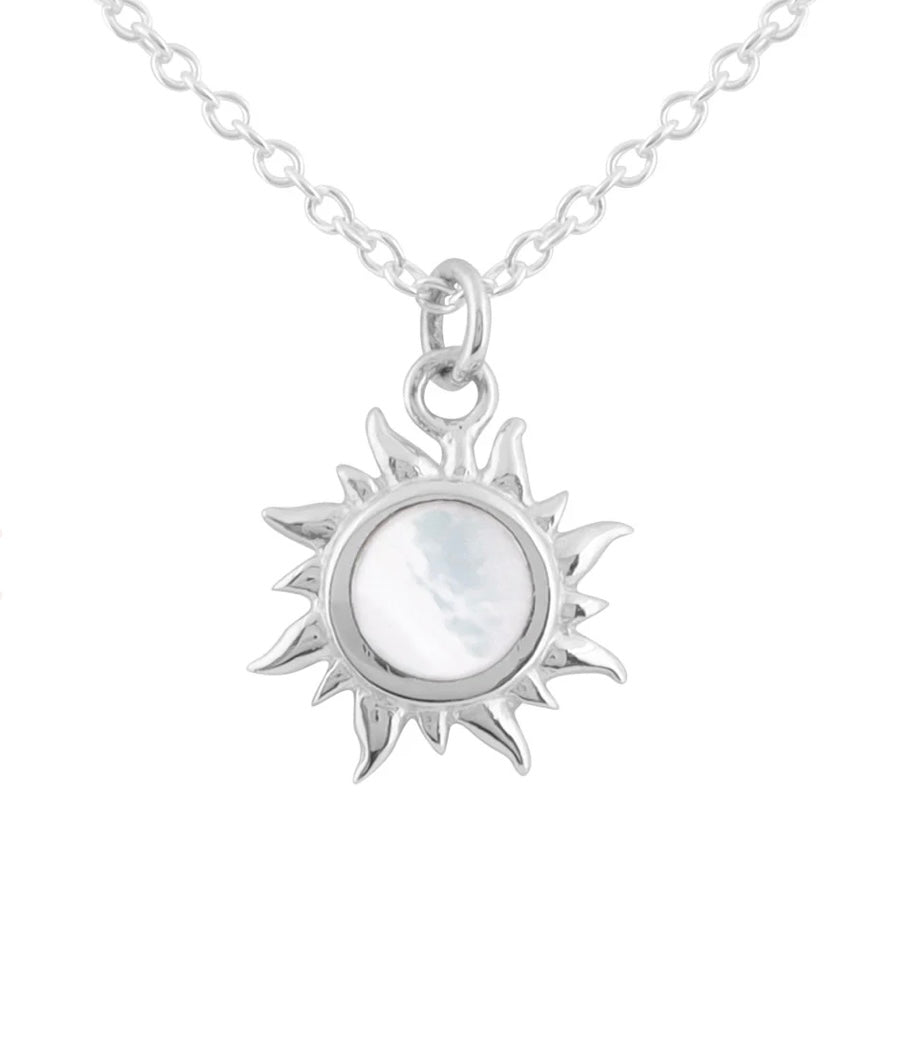 Iridescent Dawn Necklace Sterling Silver
