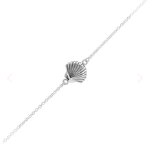 Load image into Gallery viewer, Seashell Bracelet Sterling Silver
