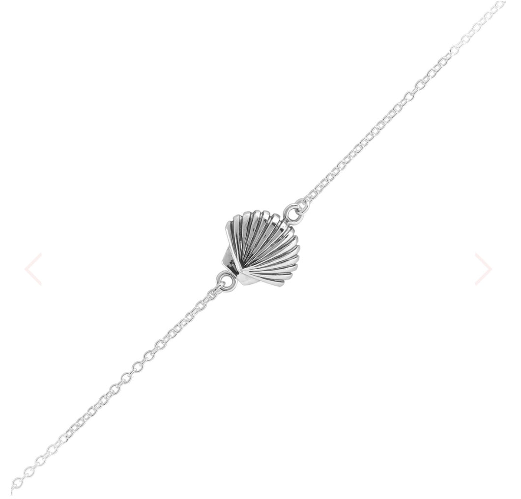 Seashell Bracelet Sterling Silver