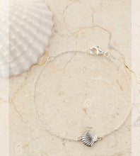 Load image into Gallery viewer, Seashell Bracelet Sterling Silver
