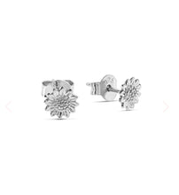 Load image into Gallery viewer, Sunflower Studs Sterling Silver
