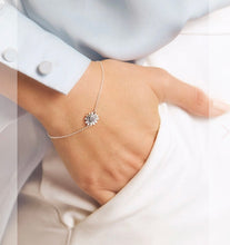 Load image into Gallery viewer, Blossoming Sunflower Bracelet Sterling Silver

