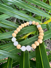 Load image into Gallery viewer, Sandalwood + Larimar Crystal Bracelet

