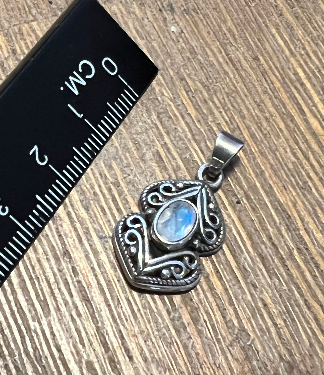 Sterling Silver Moonstone Pendant